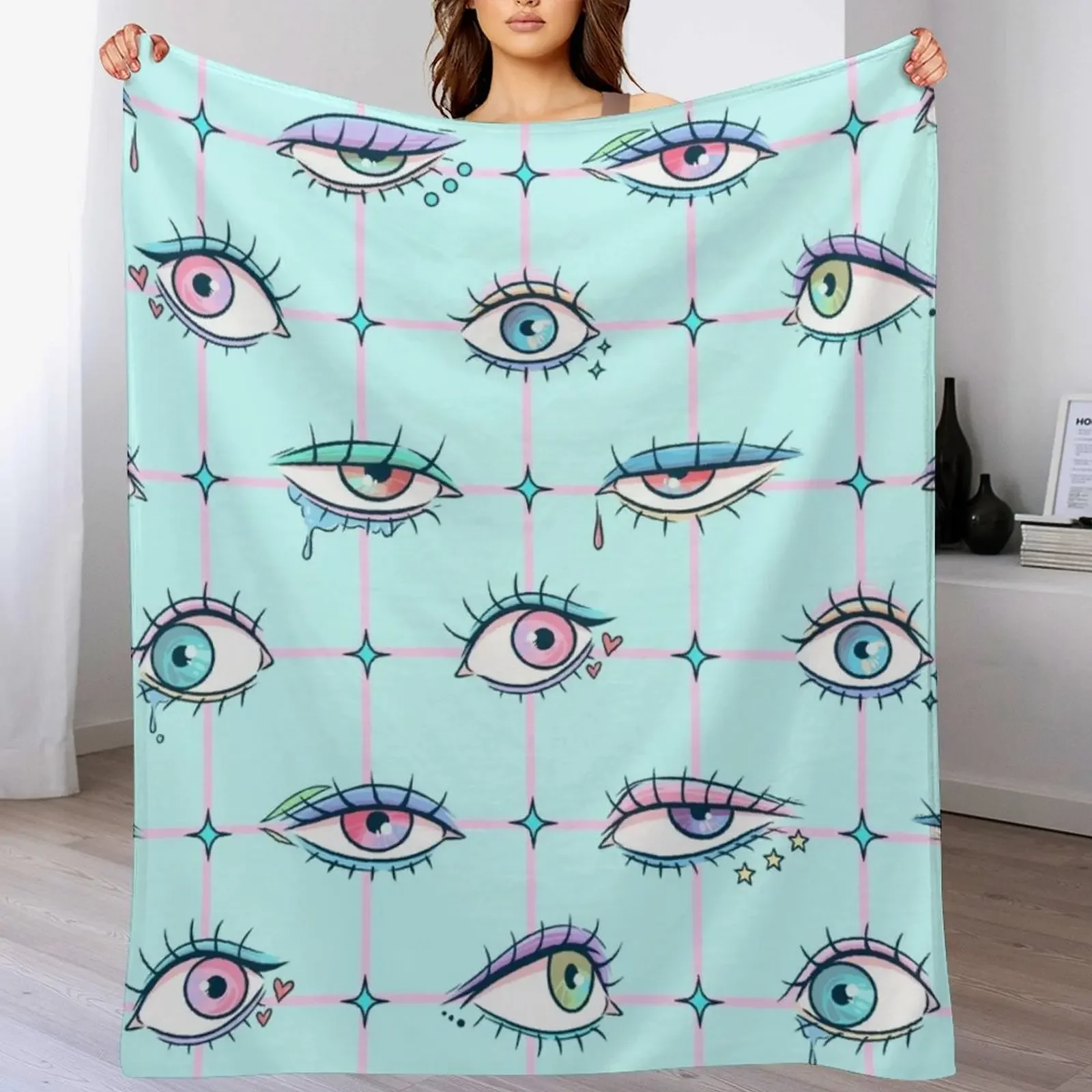 I look at you Throw Blanket Warm Comfortable Blanket Gift for Parents Friends