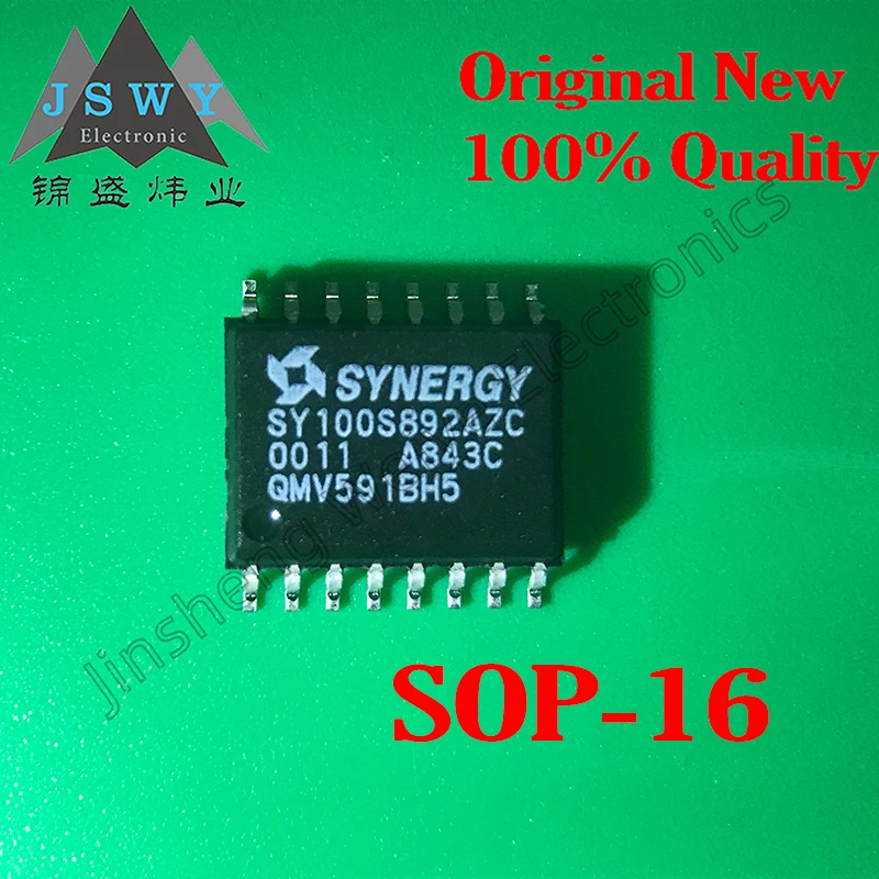 

(5/20 pieces) SY100S892AZC SY100S892 SOP-16 Original stock/8 input PECL differential multiplexer chip/new stock/fast delivery