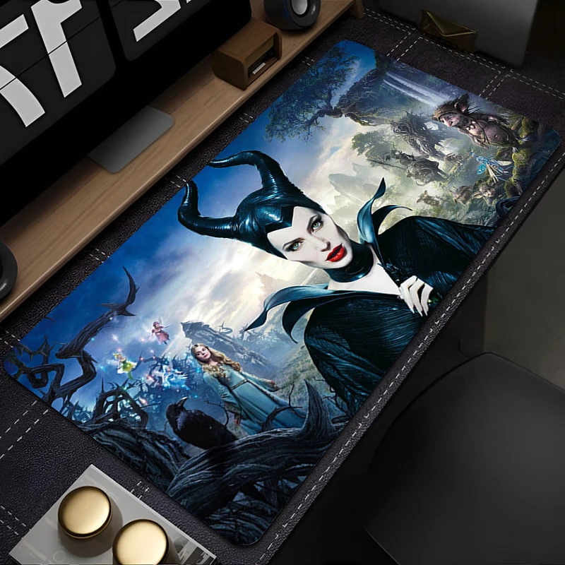 

MINISO Disney Maleficent Mouse Pad Offices Accessories Large Mousepad Pc Keyboard Extended Desk Carpet Gaming Mat XXL Anime Rug