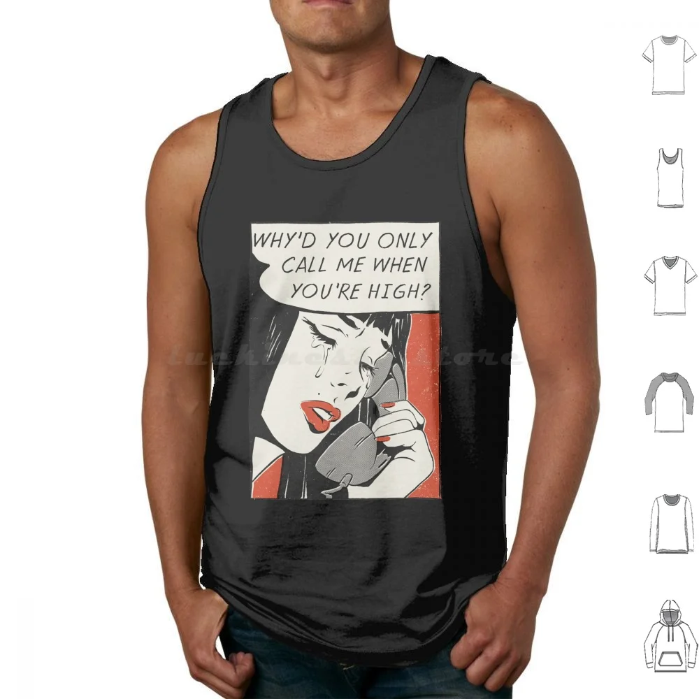 Call Me Tank Tops Vest Sleeveless Vintage Retro Indie Music Band Arctic Monkeys Tumblr Hipster Alex Turner Am Cool Aesthetic