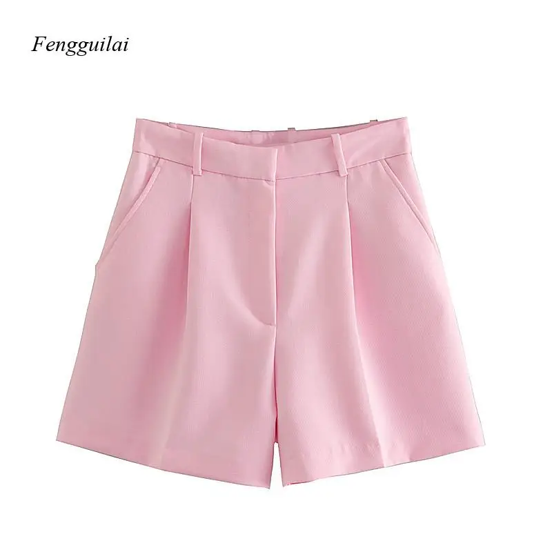 Summer New Style Women's European-Style Fashionable Multi-Purpose High-Waist Pleated Casual Shorts for Women