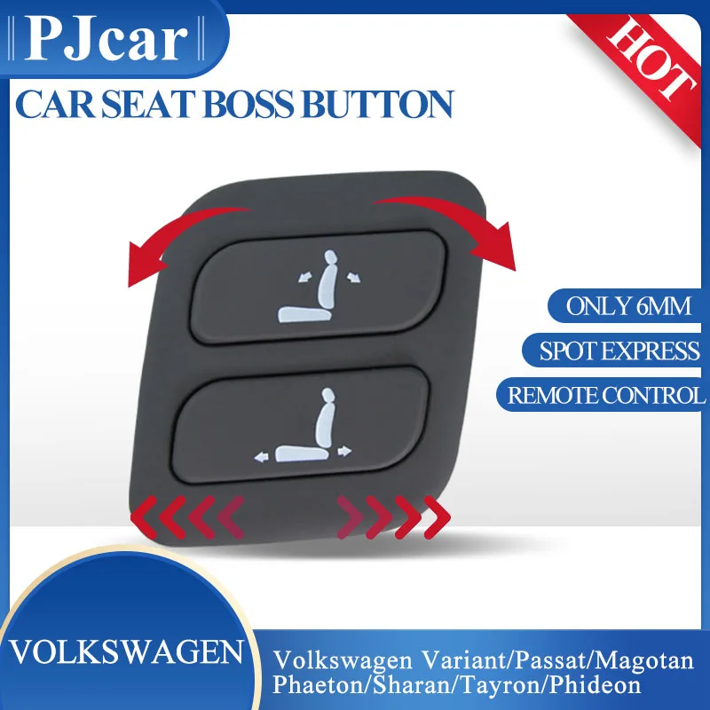 

명사 PJ car V.W Phaeton Magotan CC Toureg T-ROC Scirocco Interior Accessories Volks.wagen First Officer Seat Wireless Button