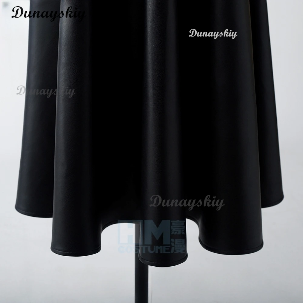 Ms. Osaragi Cosplay Anime Sakamoto Days the Order Member Osaragi Black PU Dress Roleplay Girls Outfit Halloween Party Customized