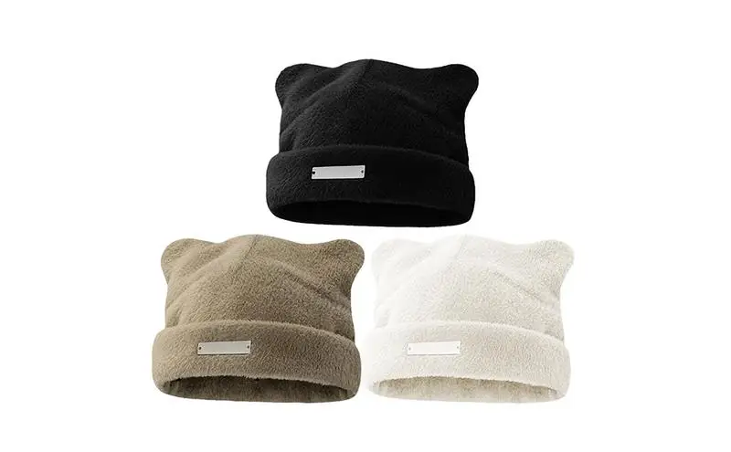 Winter Hats Women Warm Trapper Winter Caps Cute Cat Ear Hat Earflap Caps Ear Protect Ski Hat Ideal For Skating Warm Hat