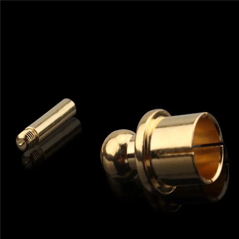 ABZZ-24Pcs Socket Cover Cap Gold Plated RCA Cap Plug Short-Circuit Socket Phono Connector Shielding RCA Shielding Plug