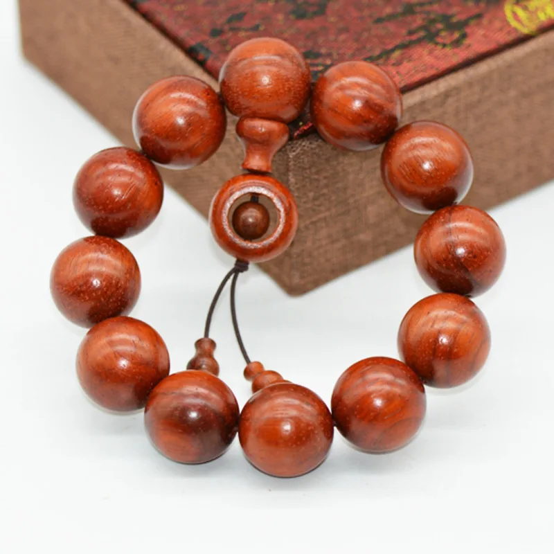 Live Hot Wholesale Cat Eye Rosewood Padauk Bracelet Buddha Beads Rosary Bracelet Unisex