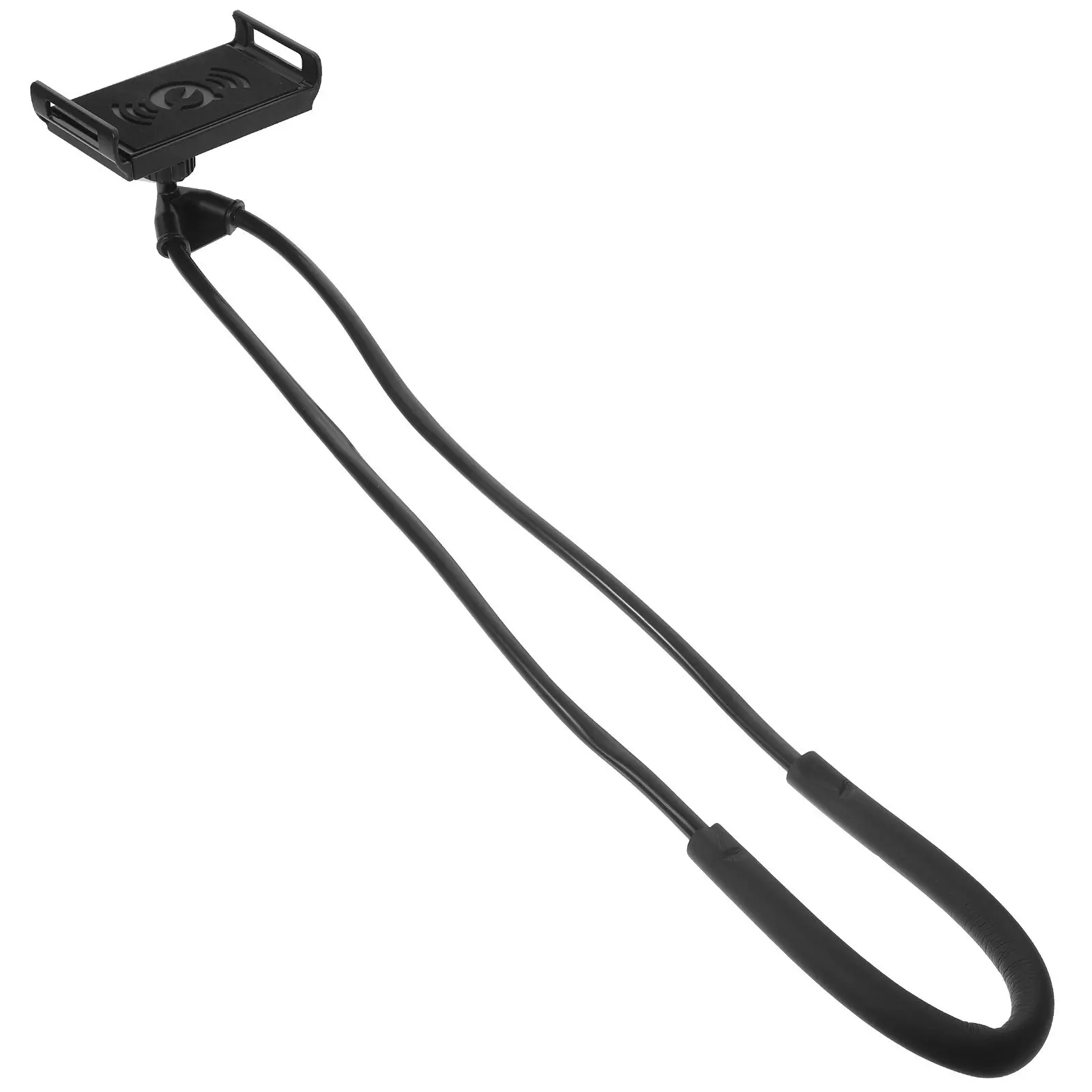 Universal Hanging Neck Lazy Phone Holder Black 360 Degree Flexible Rotation Ergonomic Mobile Phone Mount Stand for Table Bed Car view 5