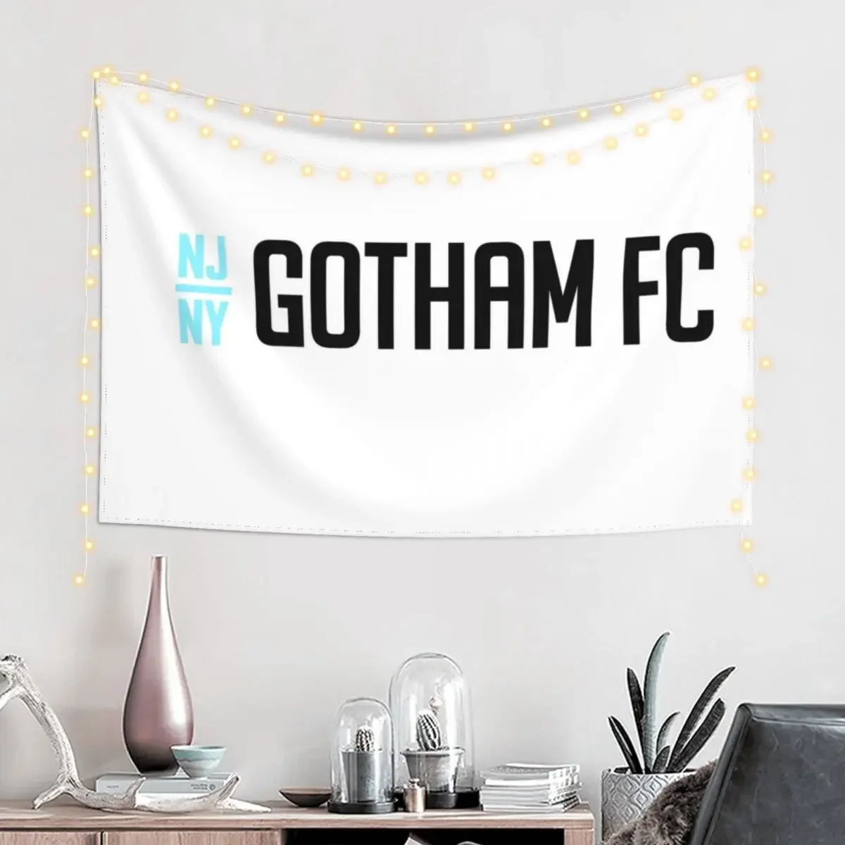 Gotham FC Tapestry Room Aesthetic Decor Living Room Decoration Funny Tapestry