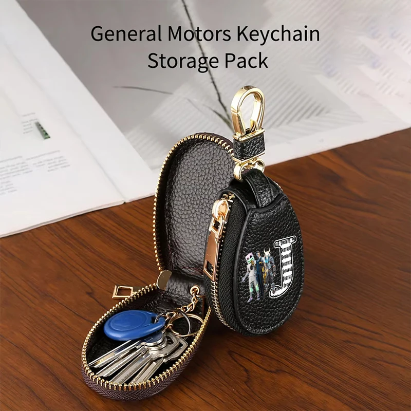 Fortnites – sac à clés pour hommes et femmes, sac de rangement pour porte-clés multifonction de grande capacité, Simple et petit ménage