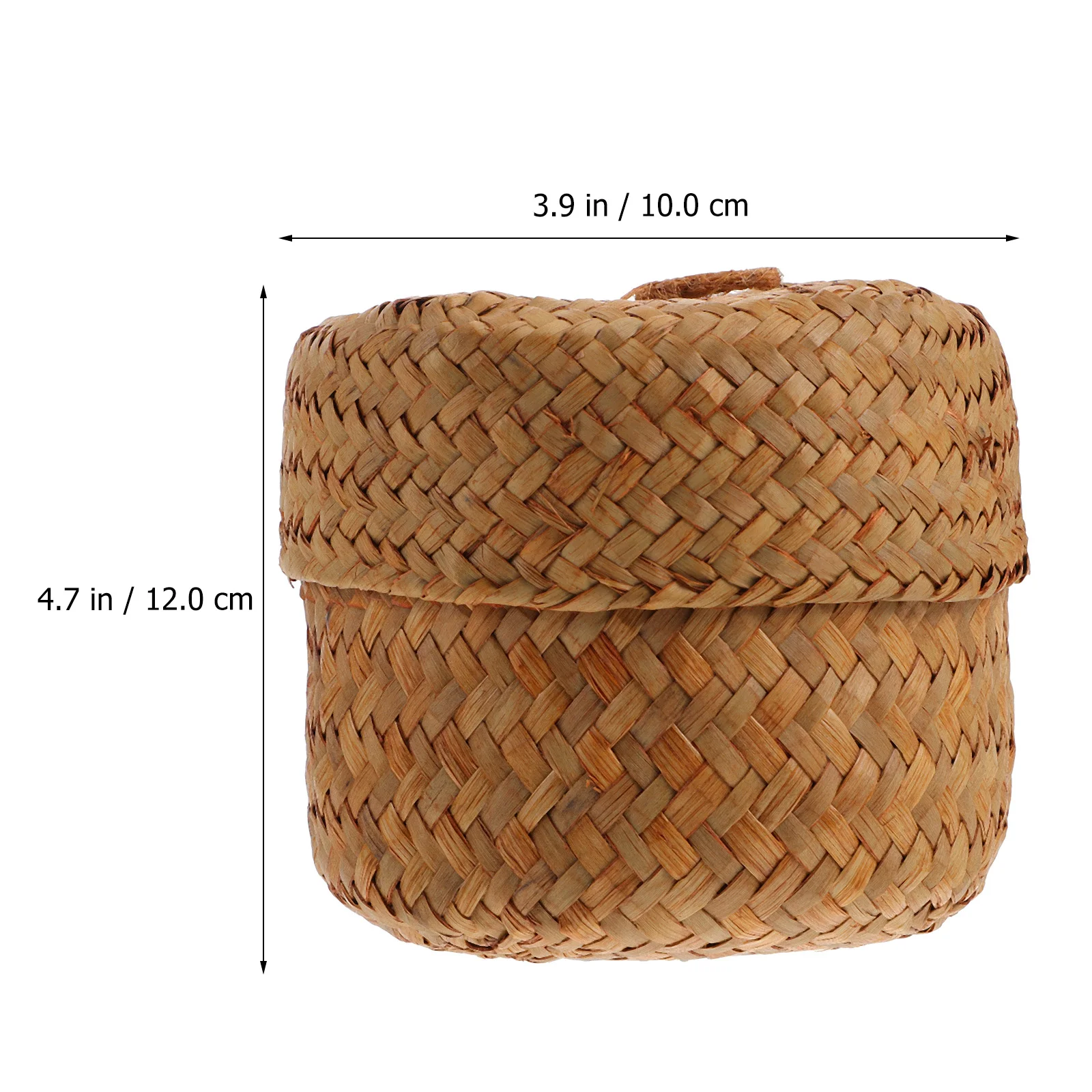 

Creative Handmade Woven Flower Basket Multipurpose Decorative Storage Basket For Home Party Wedding Lightweight Mini Grass
