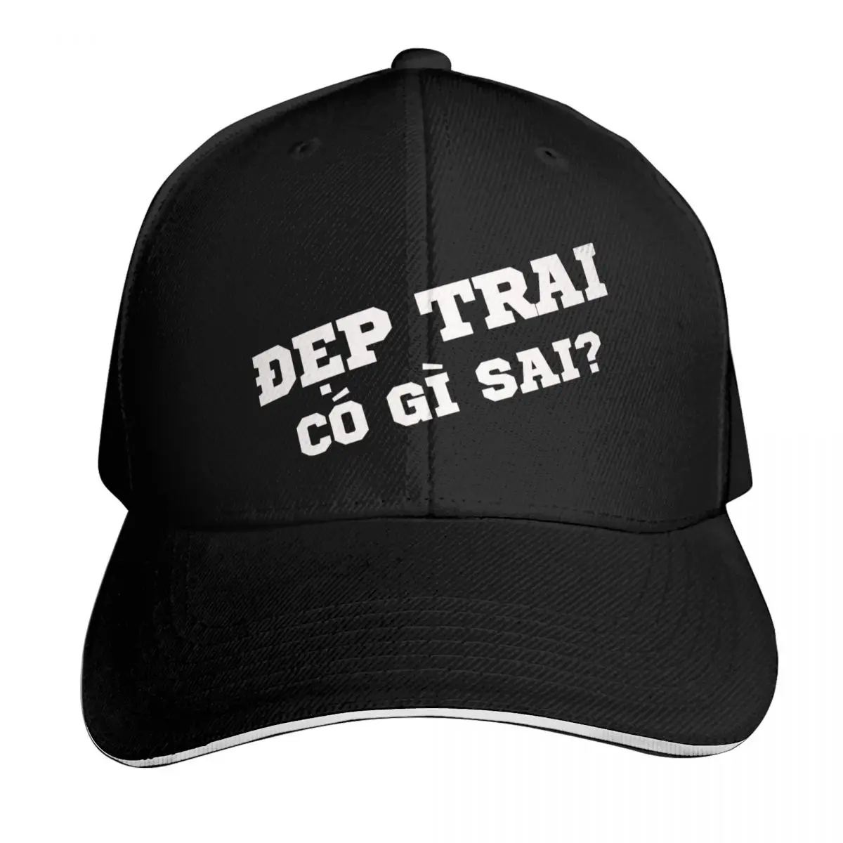 

Vietnamese _funny quote Baseball Cap Beach fishing caps man Sun Cap Ball Cap Golf Women Men's