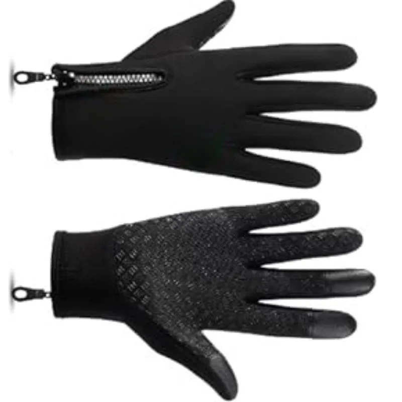 Guantes al aire libre Hombres Mujeres - Guantes antideslizantes con pantalla táctil impermeables y resistentes al viento para ciclismo, conducción, correr, senderismo, trabajo