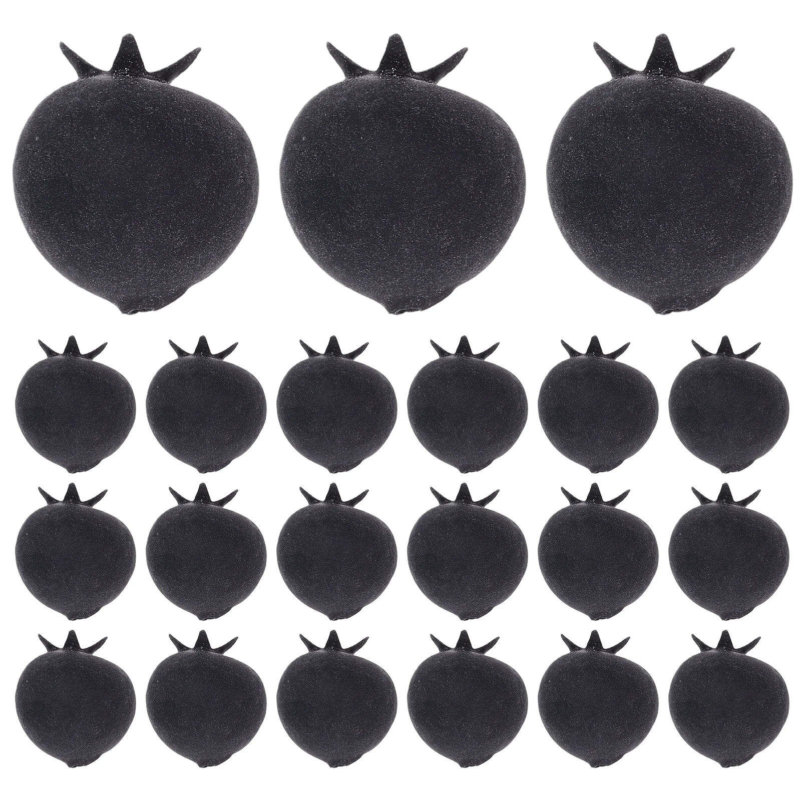 

50Pcs Faux Blueberries Realistic Foam Blue Berries Decoration for Home Kitchen Photo Prop Bakery Display Simulated Blueberries