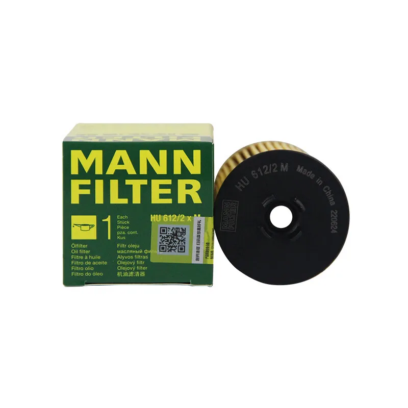 MANN FILTER HU612/2x M Oil Filter For BUICK Regal Encore Excelle, OPEL Agila Vectra-C, CHEVROLET Aveo Cruze Malibu 55353324