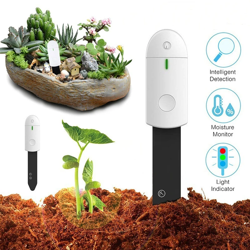 

Soil Moisture Sensor Monitor Plants Moist Testing Tool Soil Hygrometer Plant Detector Garden Care Planting Humidity Meter