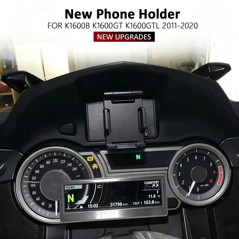 NEW For BMW K1600GTL K1600GT K1600B K 1600 B GT GTL 2011-2020 motorcycle GPS navigation bracket USB Charging Holder Mount