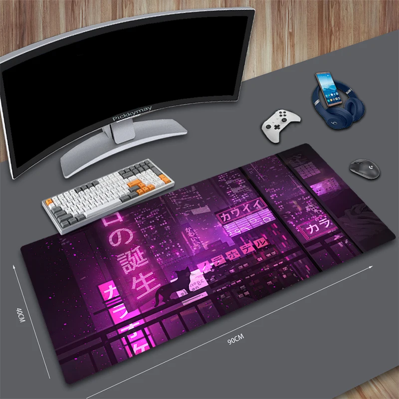 

Neon Large Mouse Pad 100x50cm Big Colorful Computer Mousepads Gaming Mousepad Big Keyboard Mat Gamer Mouse Pads Desk Mats