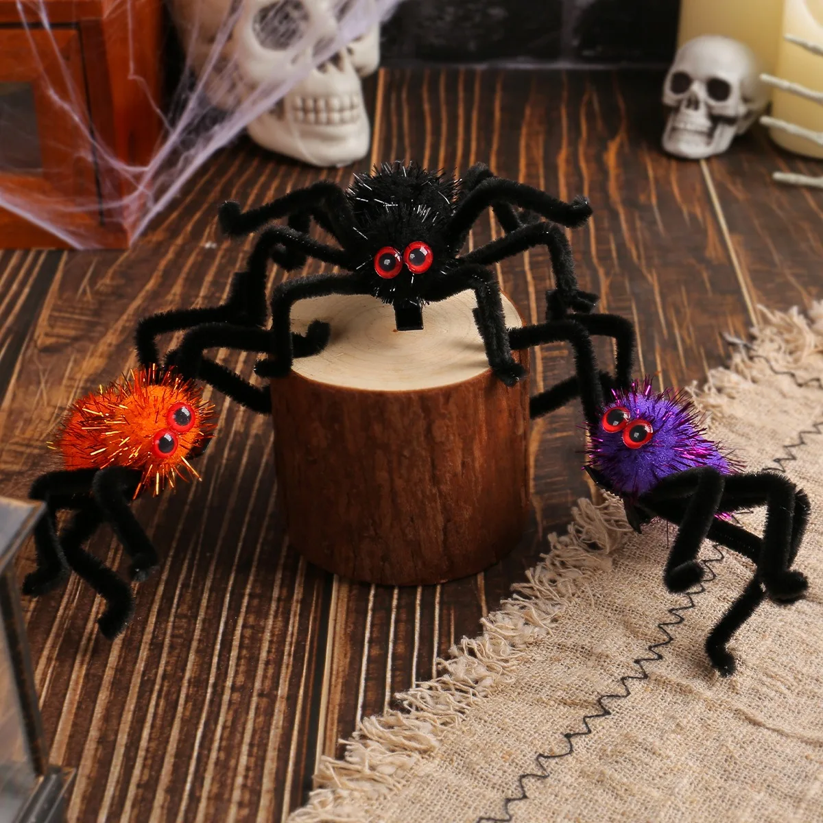 

Halloween Spider Hairpin Ghost Festival Kids Adult Party Decoration Props Funny Spider Clip Happy Halloween Day Gift 2025