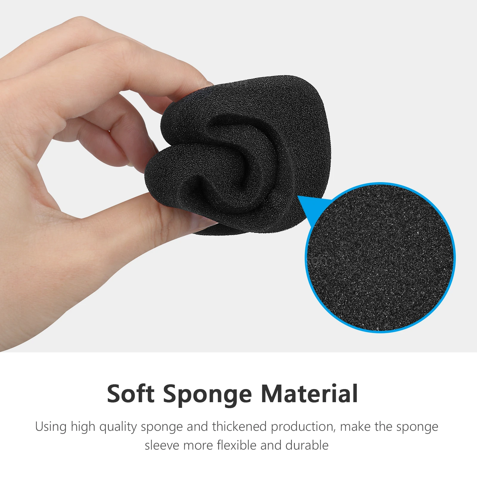 Vamson windschutz scheibe schwamm schaum etui für gopro hero 11 schwarz mini action kamera wind geräusch reduzierung abdeckung für go pro zubehör