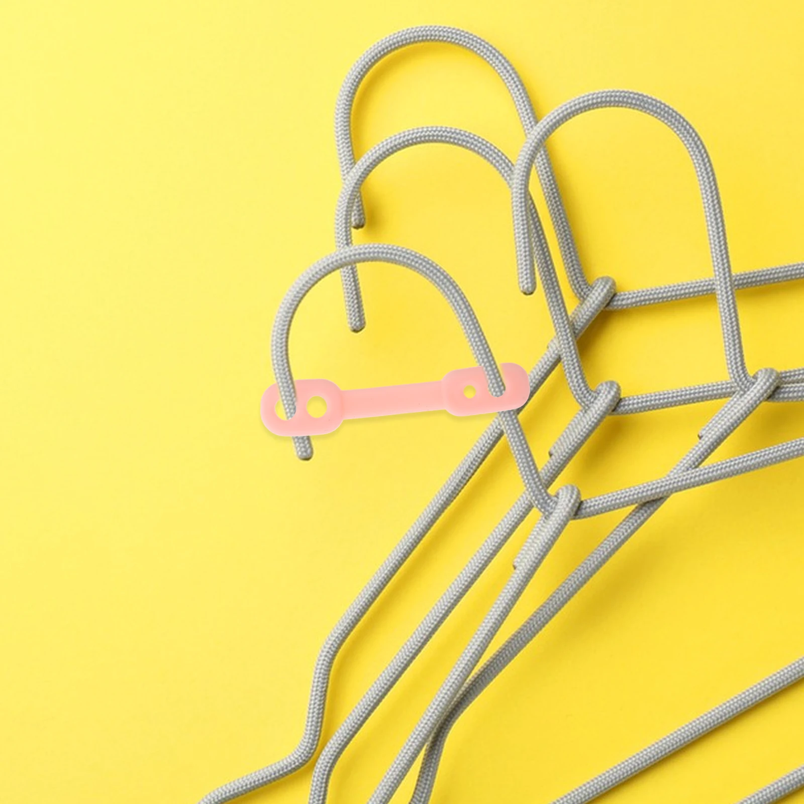 

100pcs Windproof Clothes Rack Fixing Buckle Hangers Silica Gel Buckles for Home Longlasting Silicone Reusable