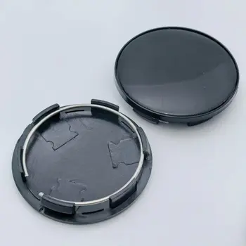 4個無標誌汽車輪圈中心蓋,68毫米/62毫米輪圈蓋,黑色紅色銀色徽章輪圈蓋裝飾配件 6 最佳銷售 62毫米中心蓋 - №1