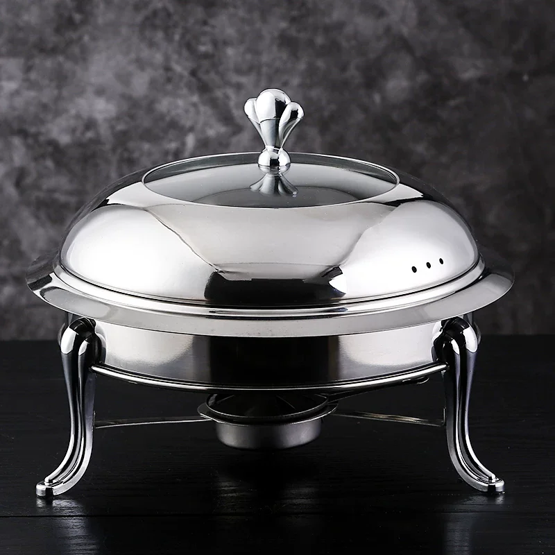 stainless steel alcohol stove household outdoor commercial Removable small chafing dish solid fuel boiler small cooking hot pots