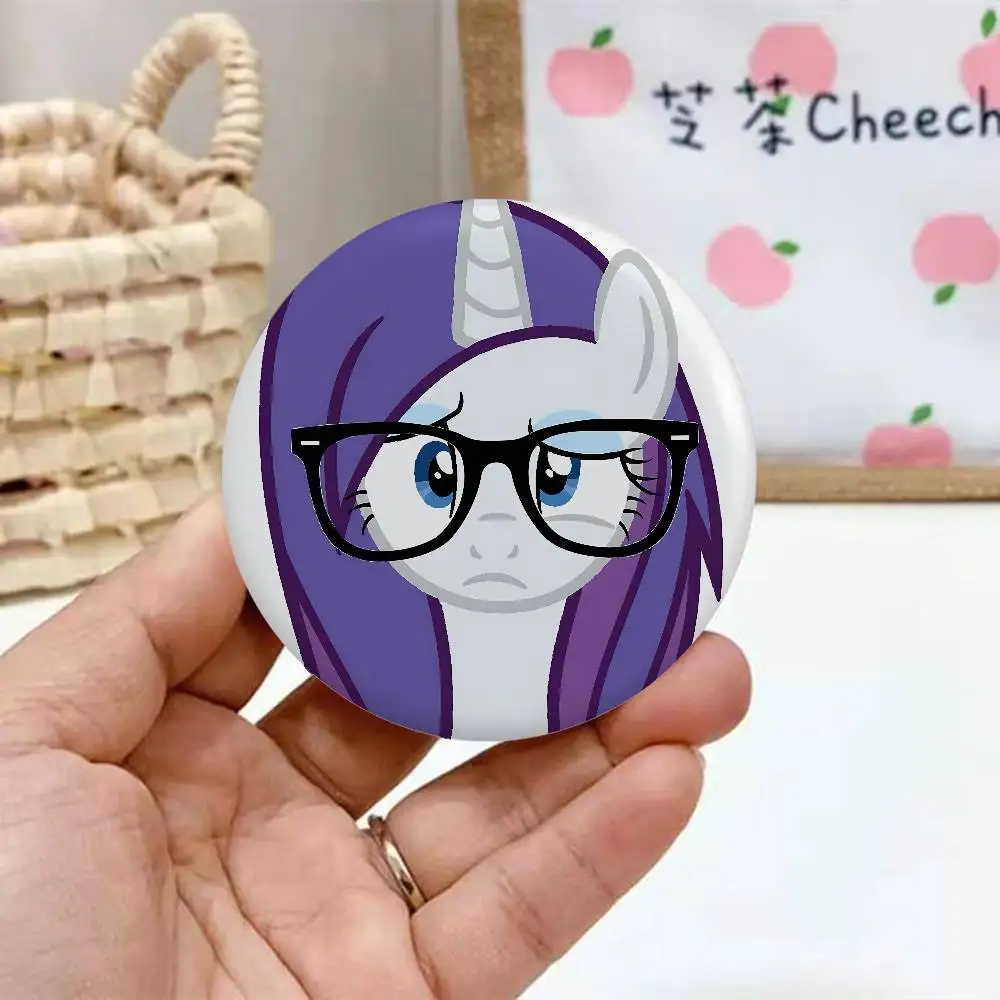 M-My Little Pony Emaille-Pins, handgefertigte runde Brosche, L Killer Yagami Light Cosplay-Abzeichen, Rucksäcke, Schmuck, Geschenke – Detail 14