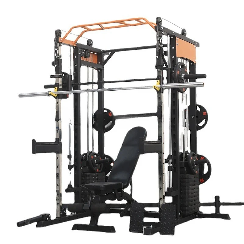 

Professional Home Gym Multi Function Smith Machine Gym Station Fitness Equipment Machine