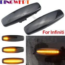LED Dynamic Side Marker Turn Signal Lights For Infiniti EX25 EX35 EX37 FX30d FX35 FX37 FX50 G25 G35 G37 JX35 M25 M35 M37