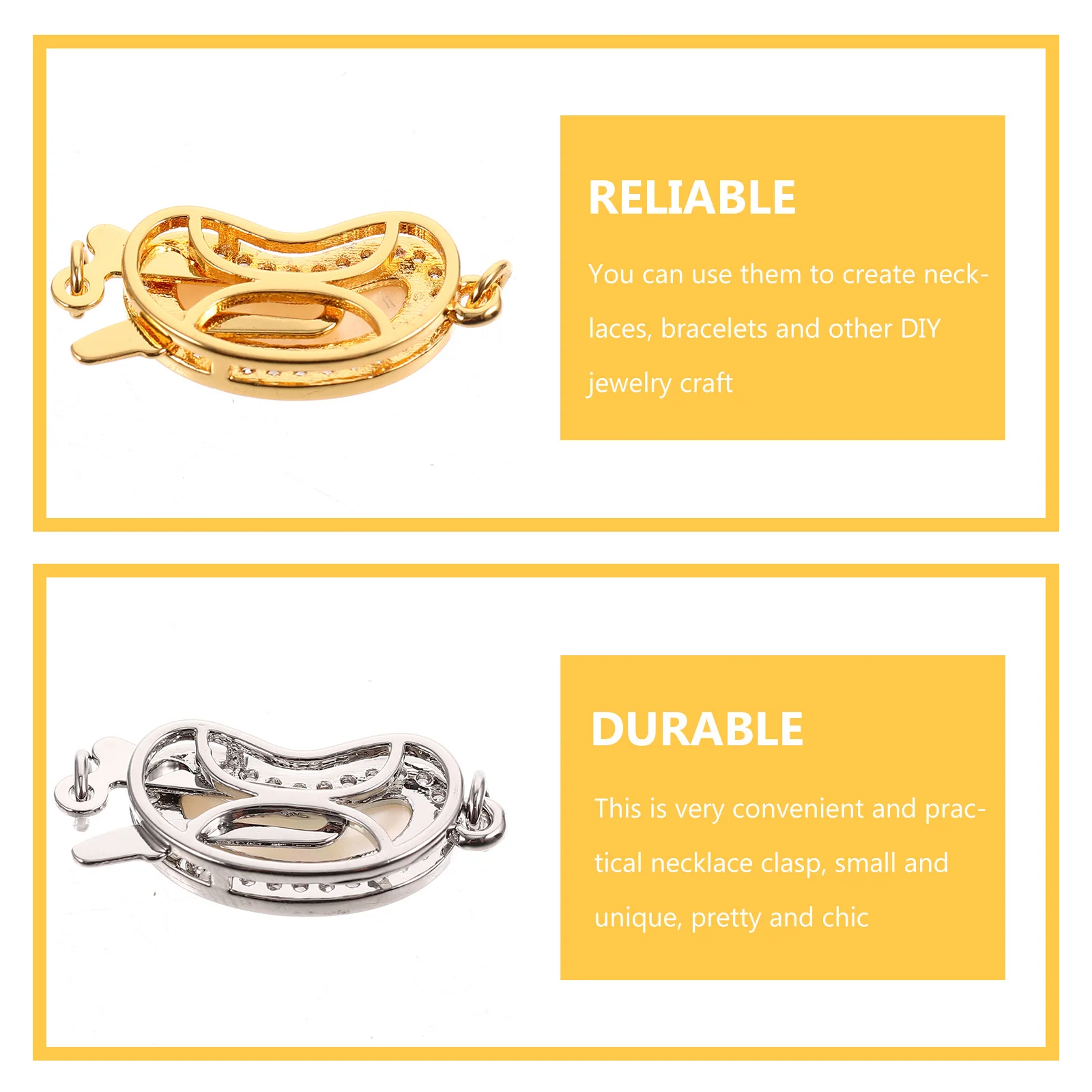 

Shell Necklace Buckle Copper Clasps Jewelry Bracelet Connectors Small and Closures Pendant Pearls