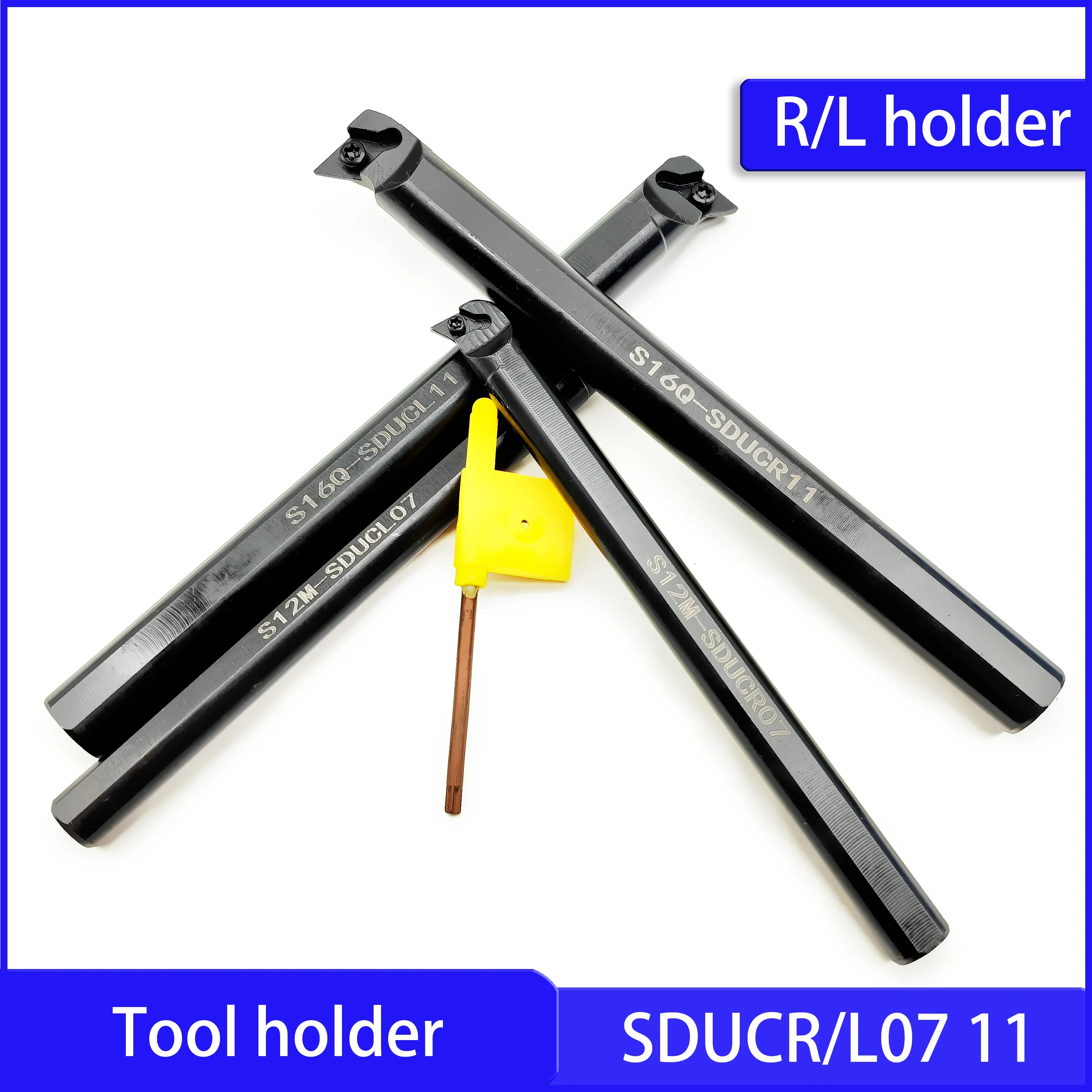 The high-quality Tool holder SDUCR SDUCL07 for DCMT0702 DCGT0702 DCGW0702 Tool SDUCR11 SDUCL uses DCMT11T3 DCGT11T3 DCGW11T3