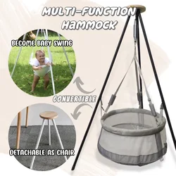 Multi-Function Baby Hammock, Baby Chair, Frame Bassinet, Berço Swing