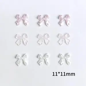 50 buah 3D Mutiara Manis Mengkilap Pita Busur Resin Hiasan Kuku Ballerina Dasi Kupu-kupu Dekorasi Seni Kuku Aksesori Kuku Manikur DIY 6 pita kuku penjualan terbaik - №