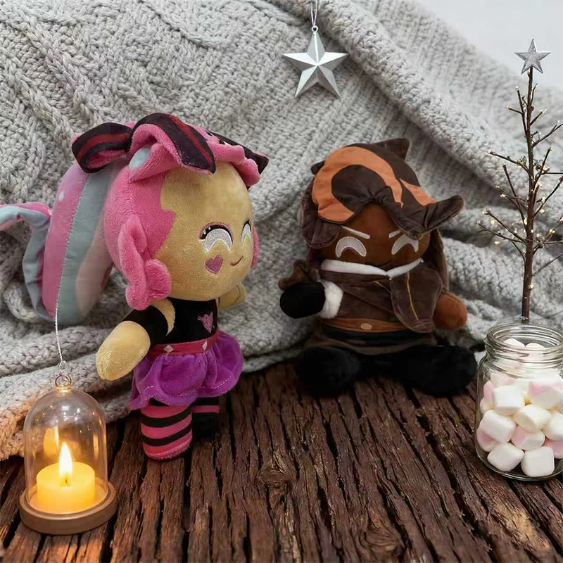 25CM Cute Cartoon Anime Game Cookie Run Kingdom Figure Plush Toy Soft Game Peripheral Pillow Accompany Kid Friend Birthday Gift
