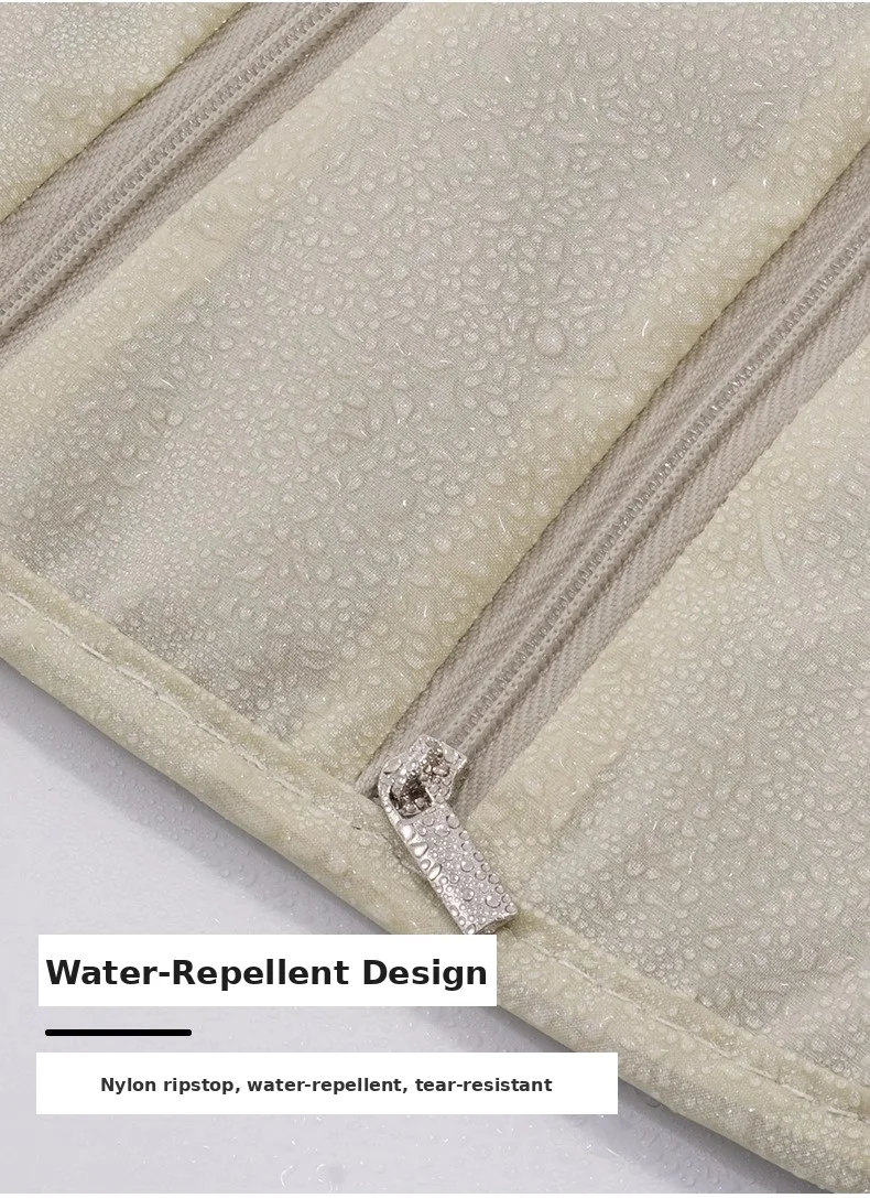 Ultraflache Verdeckte Anti-Diebstahl-Tasche aus Nylon, Reise-Brusttasche, Wasserdichter Pass- und Handyhalter – Detail 5