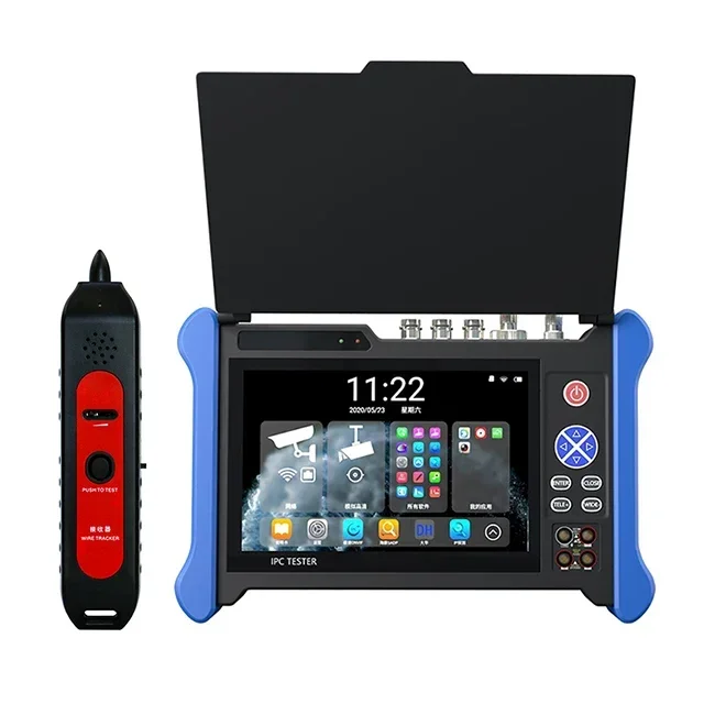 

4K CCTV Camera Tester 7 inch IPC Camera POE Tester CCTV IPC Security Video OTDR CCTV Tester Optical Power Meter