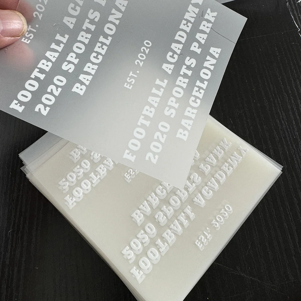 의류용 맞춤형 로고 또는 사진 다리미 열 전달 스티커, DIY 세탁 가능 티셔츠, 열 패치 DTF, 다채로운 비닐