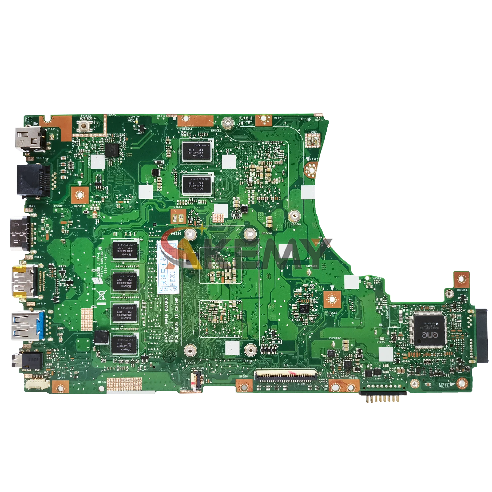 ASUS W419L X455L W491L X455LNB A455L X455LB X455LJ X455LD X455LF K455L ノートパソコン用マザーボード X455LD メインボード I3 I5 I7 CPU搭載