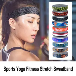 Diadema deportiva para hombre y mujer, banda elástica para el pelo, absorbe el sudor, Material transpirable, ideal para Yoga y Fitness, novedad