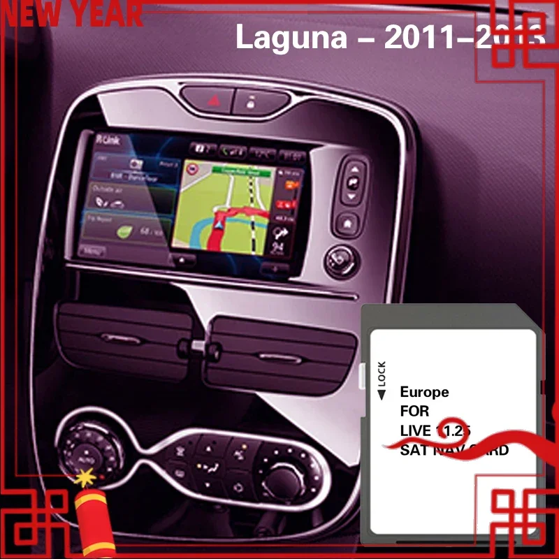 

Suitable for Renault Laguna 2011 2012 2013 Live 11.25 8GB Cover Norway Sweden Netherlands Austria Map Navigation SD Card