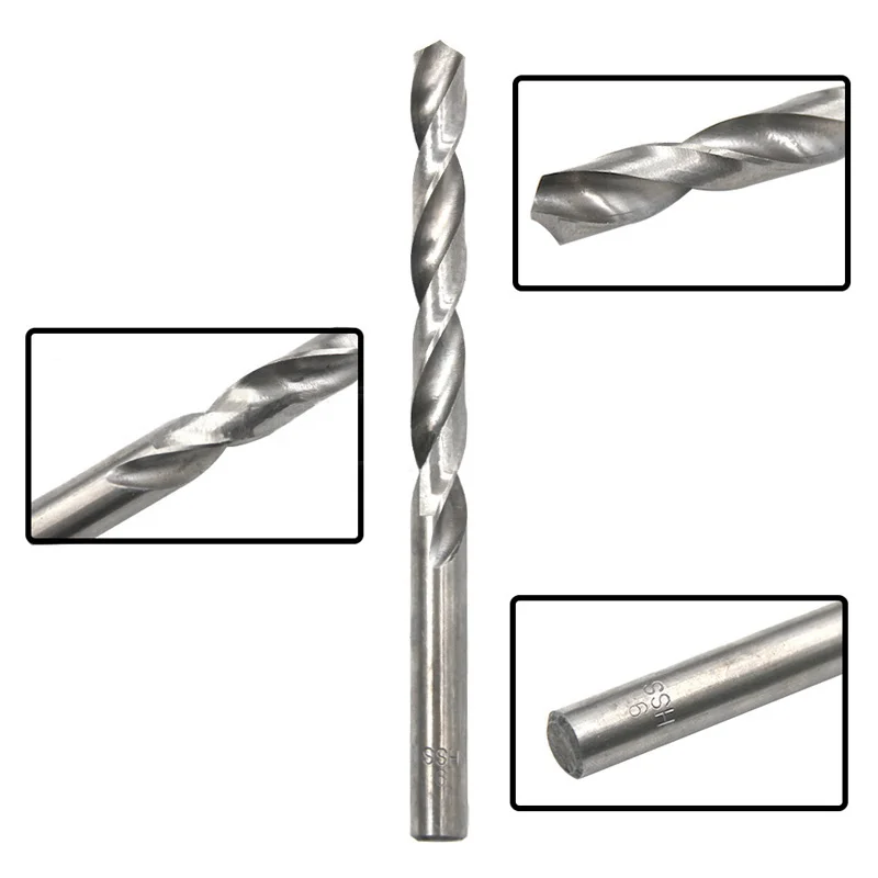 10pcs/lot Micro High Speed Steel HSS Straight Shank Mini Twist Drill Bits Electric Drill Rotary Power Tools 0.5-3.5 4.0-7.0MM