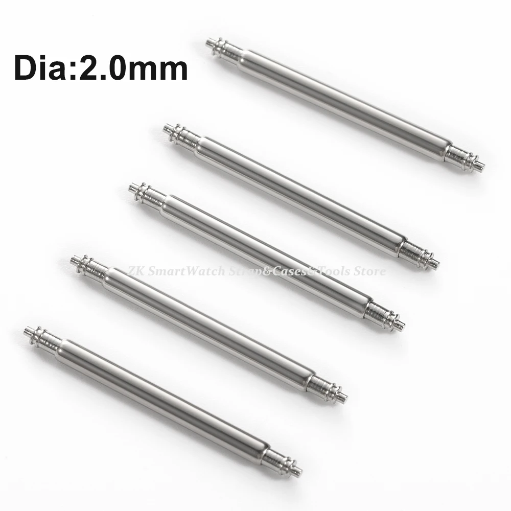 Watch Strap Spring Bars Dia 2.0mm 2.5mm for SKX007 SKX009 Turtle Watch Case Watch Bracelet 20mm 22mm Band Link Pins Accessories