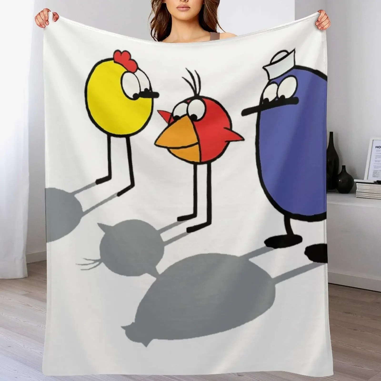 

Peep and the Big Wide World Throw Blanket Reusable Durable Soft Blanket for All Seasons