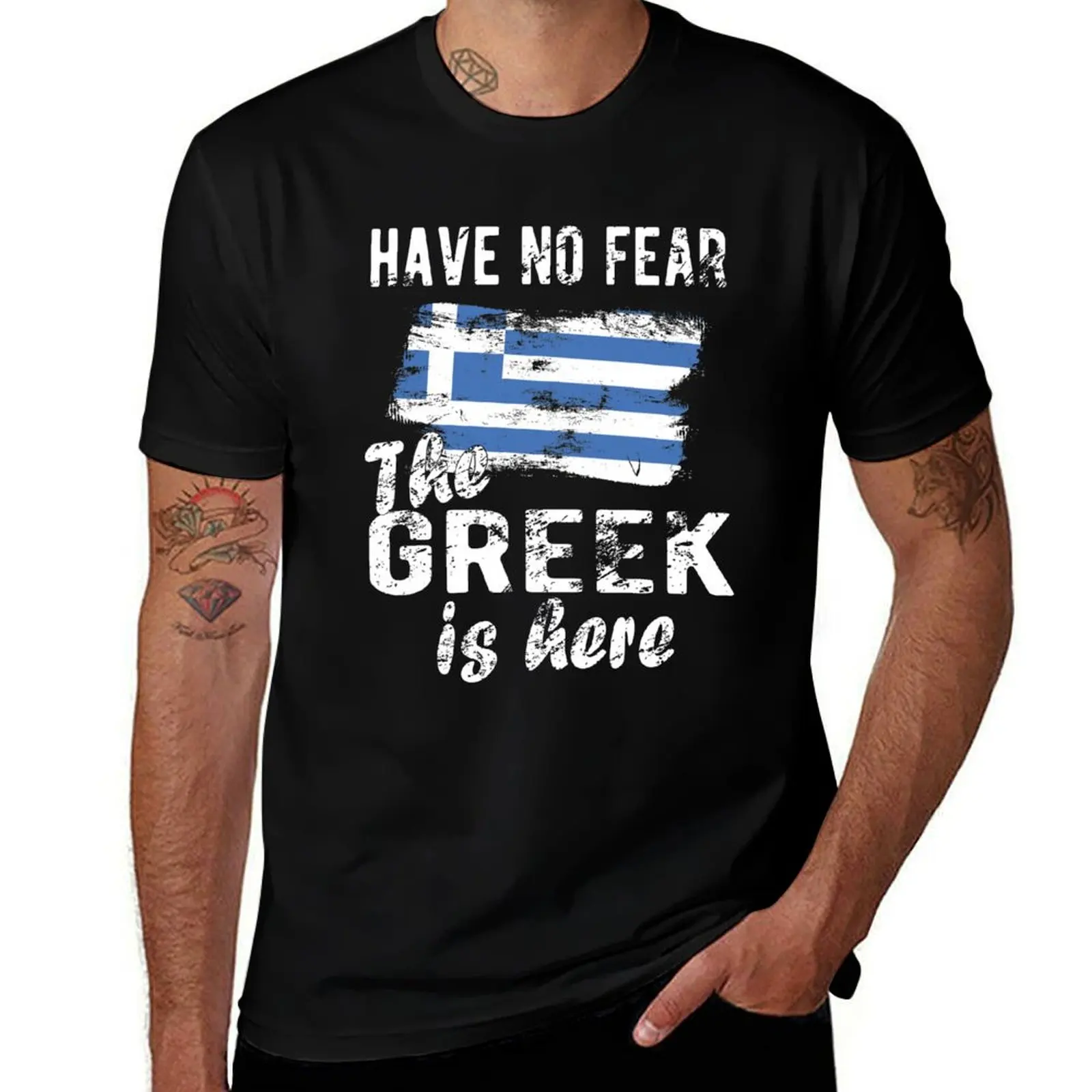 

Proud Greek Heritage Greece Roots Greek Flag T-Shirt man t shirts for men casual printed t shirts for man T-Shirt