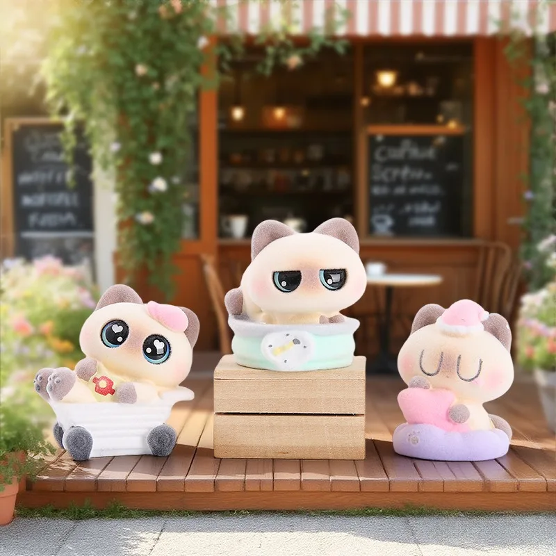 Siam Cat Daily Mystery Box Creative Tabletop Pet Figurine Trendy Desktop Decoration Cat Toy