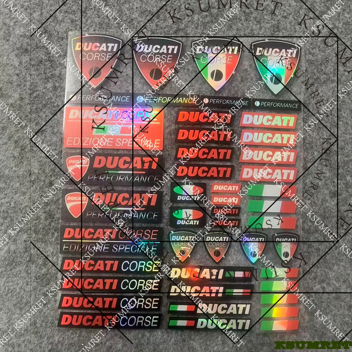 

Laser For Ducati Motorcycle Sticker Tank Logo Decal