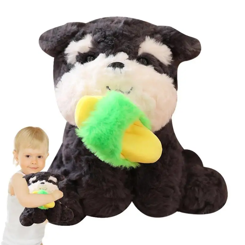 

Плюшевая собака кукла пушистый щенок, игрушки, собака, плюши для детей с обувью, мини мягкие животные, приседание с милым выражением для женщин