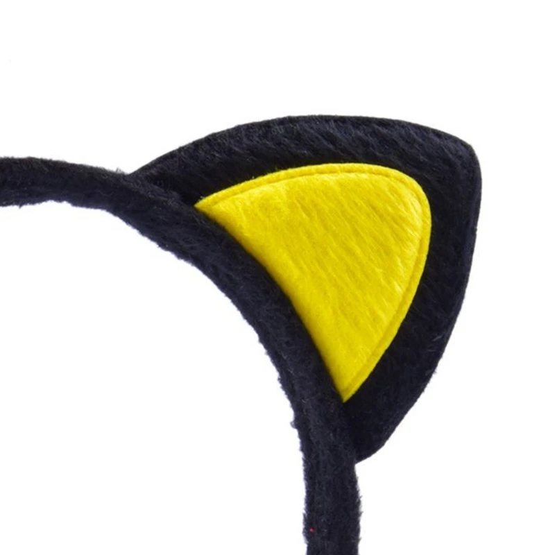 귀여운 고양이 귀 머리띠, 고양이 귀 머리 버클, 만화 머리띠