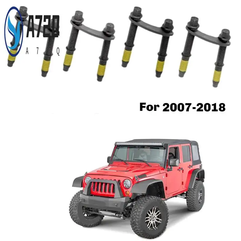 

A72Q-For Jeep Wrangler JK JKU 2007-2018 Driveshaft Bolts For Front Or Rear CV Joint 6508553AA, 68003249AB