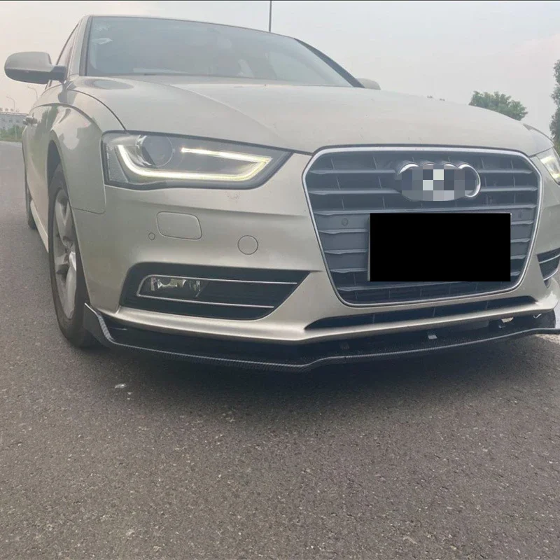 MAX Style Car Front Bumper Lip Spoiler Splitter Diffuser Bodykits Dla Audi A4 B8 2009 2010 2011 2012 B8.5 2013 2014 2015 2016 — zdjęcie 5